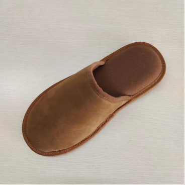 slippers classic mens ndani suede kitambaa upande wa juu kumfunga outsole style.(5)